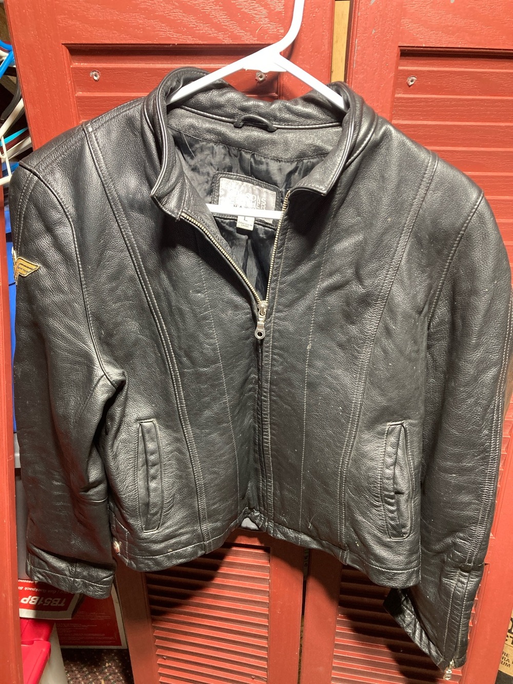 Wilsons Leather Black Women's Leather Jacket lg